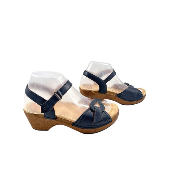 Dansko Season Women's Sandals, Navy Blue Full Grain, Sz 6.5-7 US/ 37 EU Boho - Picture 6 of 14